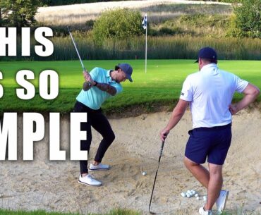 Tour Coach Shows Me the SIMPLE Secret to Perfect Bunker Shots