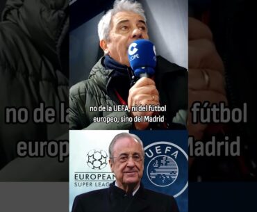 La crítica de Manolo Lama al acuerdo de Florentino Pérez y Real Madrid con la UEFA