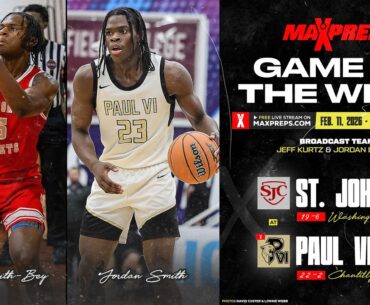 Jordan Smith, #1 Paul VI (VA) vs Jymin Veney, St. John's (DC) | MaxPreps Game of the Week