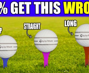 90% Of Golfers Tee Up Their Golf Ball WRONG!