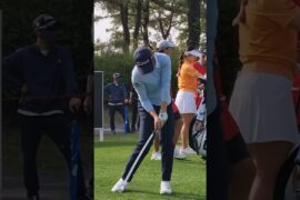 티샷 전 루틴.왜글 & 빈스윙 연습스윙 박설휘프로