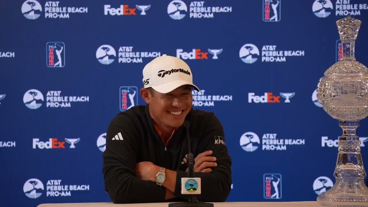 Collin Morikawa Ends 2.5-Year Drought | AT&T Pebble Beach Pro-Am Winner Interview Collin Morikawa Ends 2.5-Year Drought | AT&T Pebble Beach Pro-Am Winner Interview