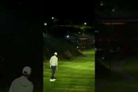 Night Golf In Korea 🇰🇷 #golf #golfcourses #travel #southkorea