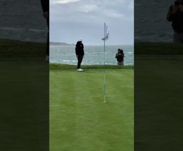 Gettin' WEIRD in the wind here at Pebble Beach 🤯