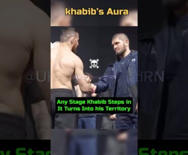 The Power of Presence: Khabib's Aura in Action☠️ #shorts #shortsfeed #ufc