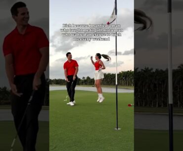 Only took one take 😂❤️ . . . . #relatable #relationship #golfgirls golfer, golf girls, women golf,