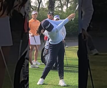 천천히 들어올렸다가 빠르게 휘두르는 아이언샷.박설휘프로