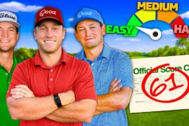 3 Pro Golfers Play Easiest Golf Course in Florida..
