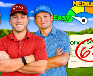 3 Pro Golfers Play Easiest Golf Course in Florida..