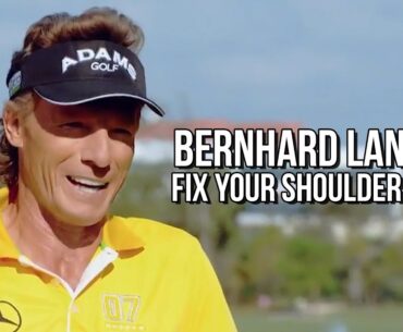 Fix Your Shoulder Turn and Become a Great Ballstriker: Bernhard Langer #golf #swingtips