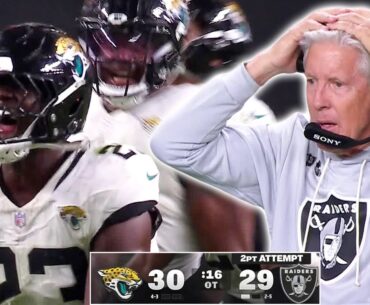 HEARTBREAKING OVERTIME ENDING | Jaguars vs Raiders