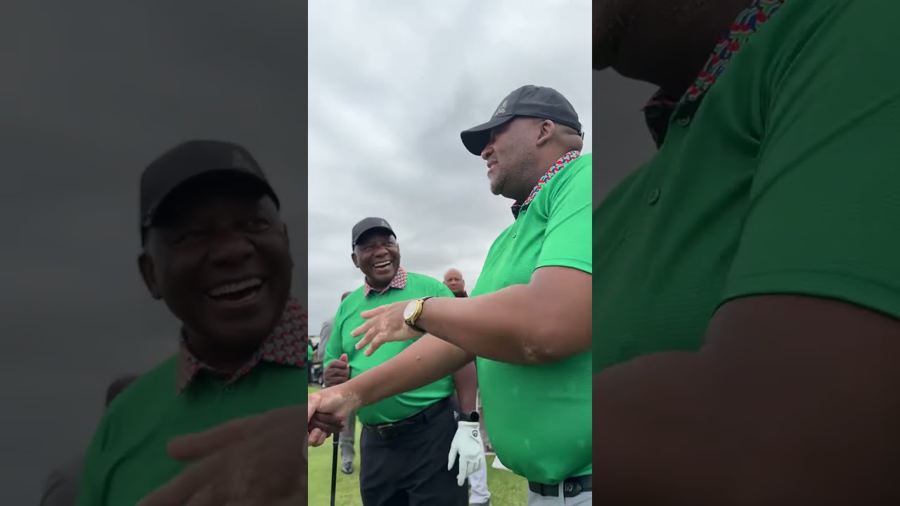 Ramaphosa ENJOYING Golf With Ladies 🇿🇦