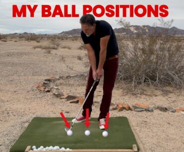 What Is The Correct Ball Position For The Swing That I Teach?