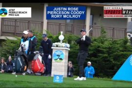 AT&T Pebble Beach Pro-AM Day 4 Opening Tee off with Justin Rose, Pierceson Coody and Rory McIlroy