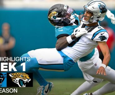 Carolina Panthers vs. Jacksonville Jaguars Game Highlights | NFL 2025 Season Week 1