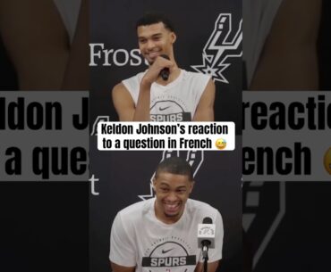 Wemby set Keldon up 🤣