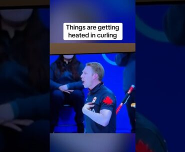 Sweden ACCUSES Canada of cheating😳 #curling #olympics #sweden #canada