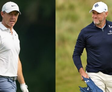 Lee Westwood takes a jibe at Rory McIlroy after the latter's comments on LIV Golf adopting the 72-