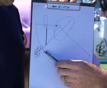 Jon Rahm hole out after lucky drop on the 18th round 3 @LIVGolf Adelaide