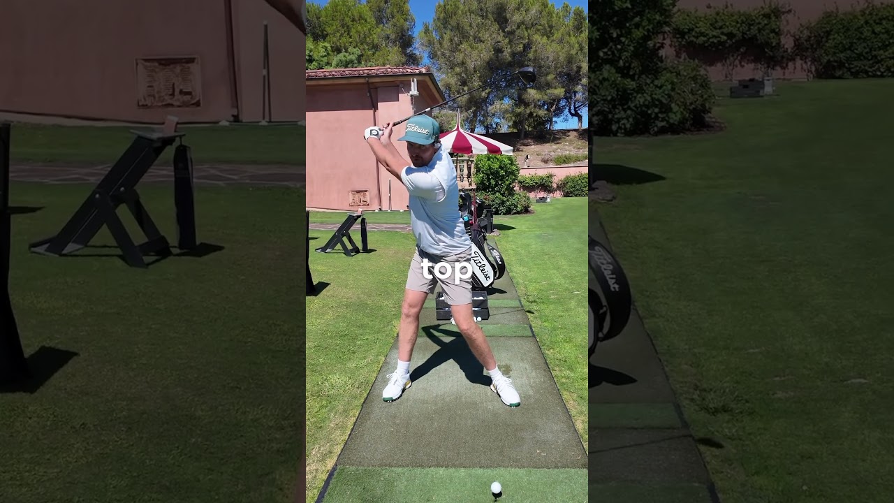 Why overswinging leads to poor contact #golfswing #golftips