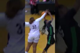 Taylor Moore said "Not in My House!" on #highschoolhoops  #basketball  #hoops  #womensbasketball