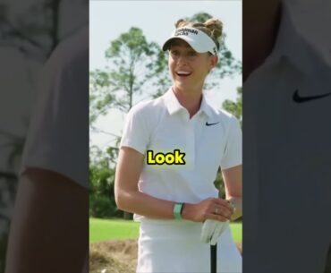 Tiger Woods asks Nelly Korda: Draw or Fade?