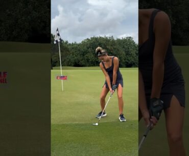 Amazing Golf Swing you need to see | Golf Girl awesome swing | Golf shorts | Gabriella DeGasperis