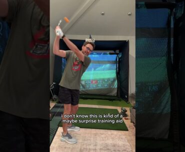 Wasn't expecting to use this training aid so often #golfgear