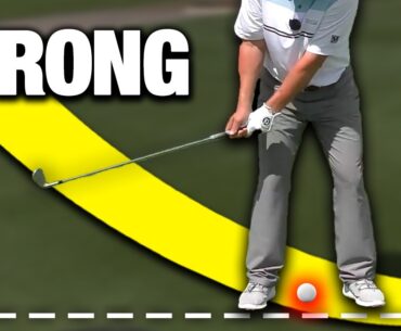 Don't Hit Down on the Golf Ball, Do This Instead