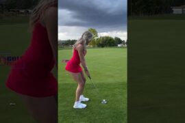 Amazing Golf Swing you need to see | Golf Girl awesome swing | Golf shorts | Morgan Rae