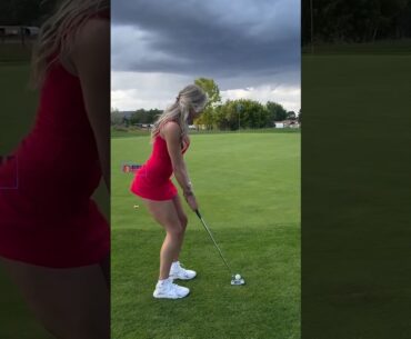 Amazing Golf Swing you need to see | Golf Girl awesome swing | Golf shorts | Morgan Rae