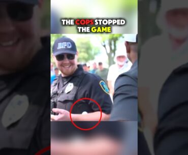 He literally ARRESTED the golf ball! 😭👮‍♂️ The rarest rule in golf? #golf