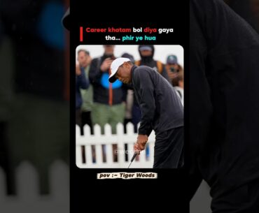 From Bedridden to the Greatest Comeback in History ⛳🏆 #shorts #tigerwoods