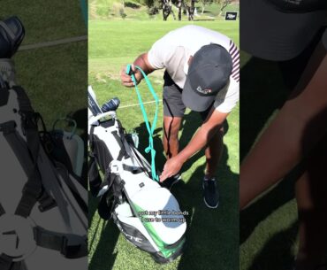 What’s in Michael Campbell’s bag? 👀