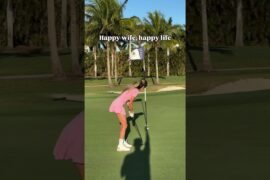 Happy wife = Happy life ❤️ . . . #relatable #relationship #golfer golf girl, women golf, golf swing,