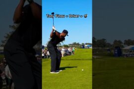 Tony Finau's Driver Swing is INSANE 💣 #golf #golfswing #tonyfnau