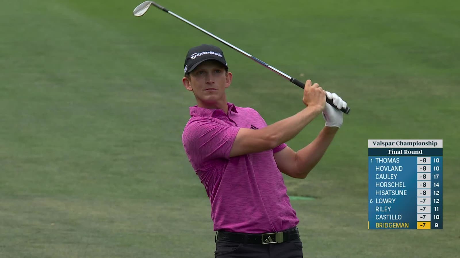 Jacob Bridgeman controls the distance and makes birdie at Valspar