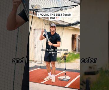 The Best (Legal) Bat Money can Buy… #baseball