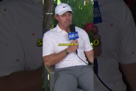 Rory McIlroy says he "would love to win" the Genesis Invitational. #shorts #golf #pgatour