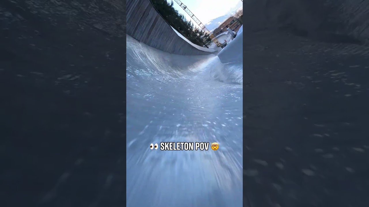 Skeleton: The best ride in the world! 🛷🛝