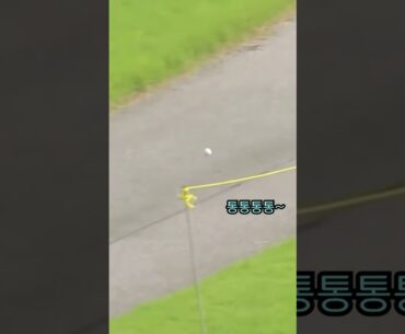 카트도로 타고 408m? KLPGA 레전드 티샷