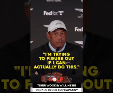 Tiger Woods, 2027 US Ryder Cup captain? #golf