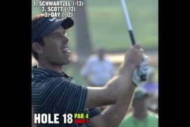 The 2011 Masters Ending! Charl Schwartzel Birdies the Last Four Holes! #golf #masters #fyp #pga #liv