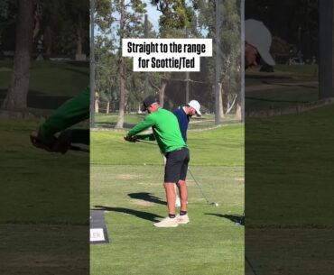 The grind never stops for the World No. 1 #scottiescheffler