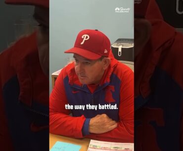 Rob Thomson is staying positive despite another loss to Mets 🤝