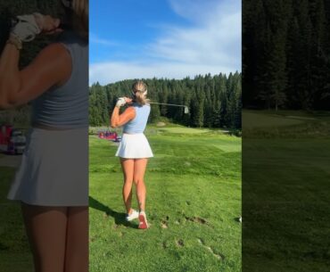 Amazing Golf Swing you need to see | Golf Girl awesome swing | Golf shorts | Jordan Biegel
