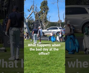 Wyndham Clark Crashing Out at The Genesis Invitational #badday #shorts #golf #pgatour #work  #2026