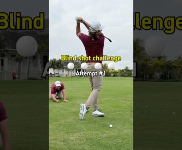 Cam Smith Blind Shot Challenge 😳⛳️