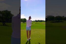 Amazing Golf Swing you need to see l Golf Girl awesome swing.| Golf shorts | Nelly Korda