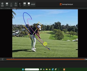 Kurt Kitayama 3 Wood Analysis - Side View Genesis Invitational 2026